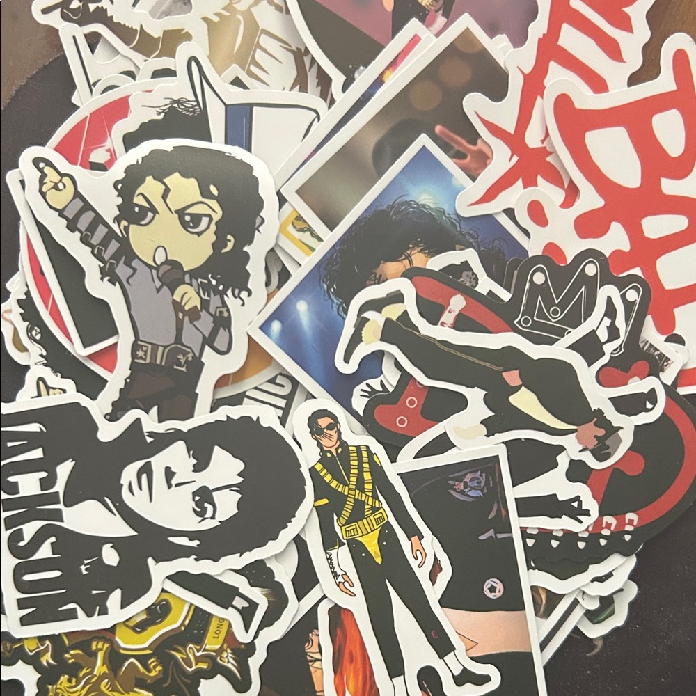 Michael Jackson Themed Sticker Pack